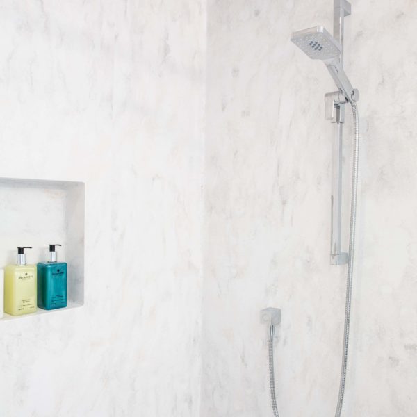 corian solid surface shower