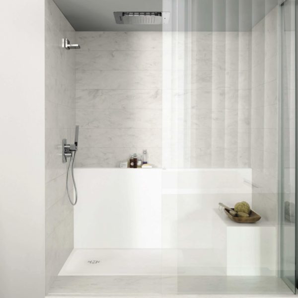 corian solid surface shower