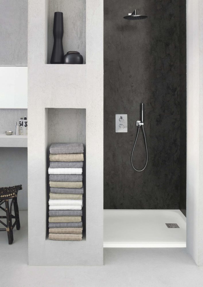 Seamless Corian Shower Walls, Is There Groutless Shower Tile