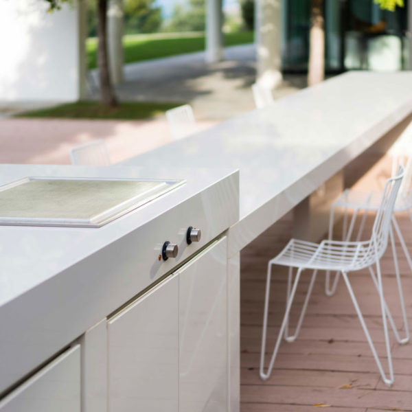 Lapitec outdoor kitchen