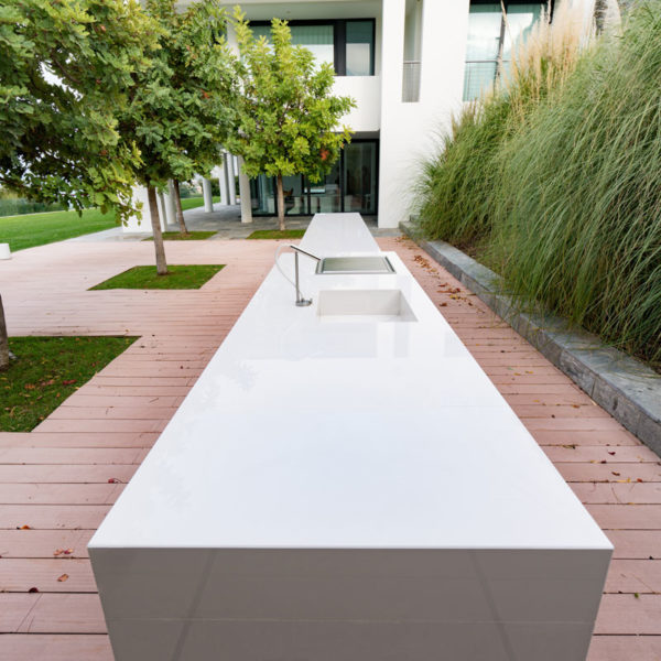 Lapitec outdoor kitchen